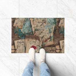 Tapete Madeira legal e papel velho Estilo de arte russa