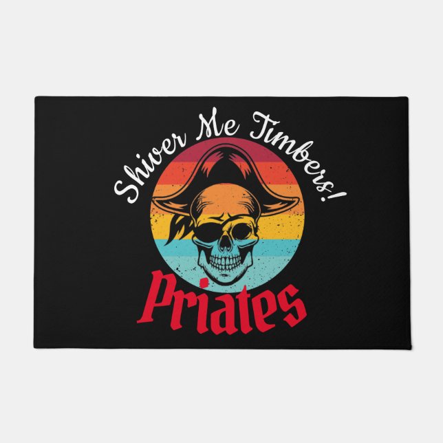 Tapete Madeira Pirate Shiver Me (Frente)