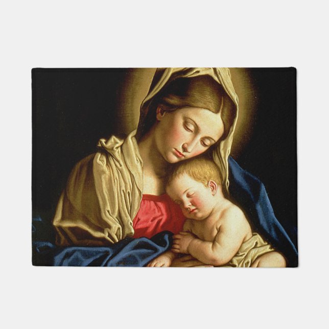 Tapete Madonna e Child Jesus - Sassoferrato (Frente)