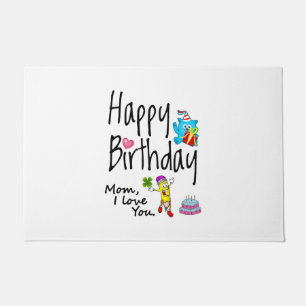 Tapete Mãe, eu te amo. Feliz aniversário.