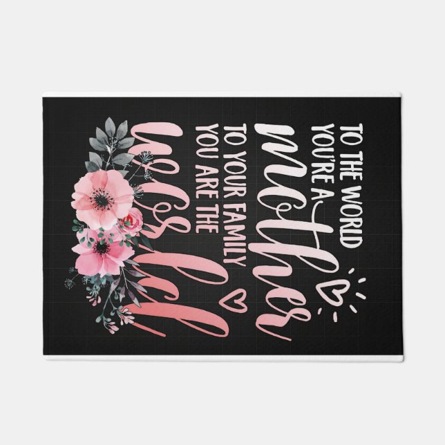 Tapete Mãe Presente Para Minha Mãe (Frente)