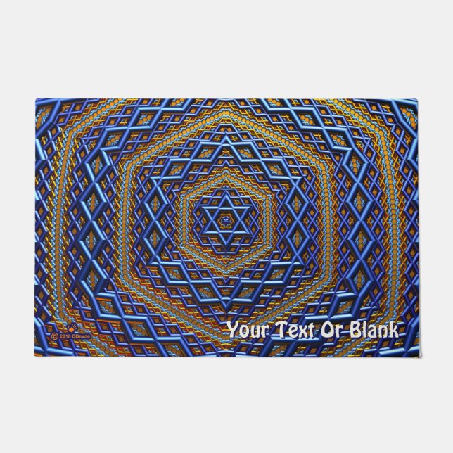 Tapete Magen Metálico ornamentado David (Frente)