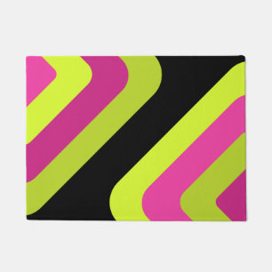 Tapete Magenta de Chartreuse de Ouros Gigantes Retro