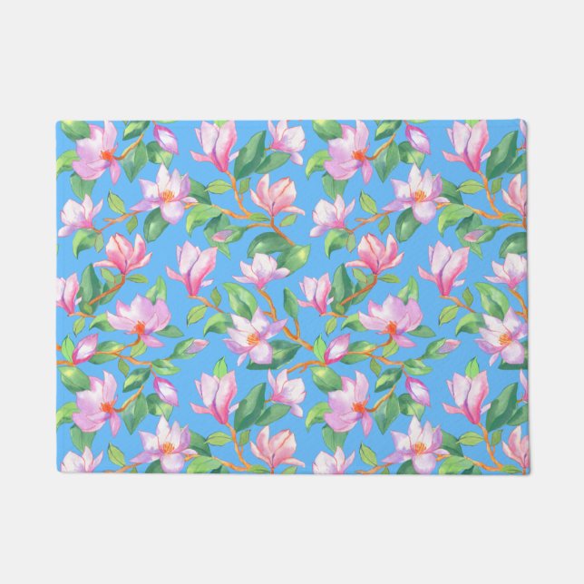 Tapete Magnólia florescente no céu (Frente)