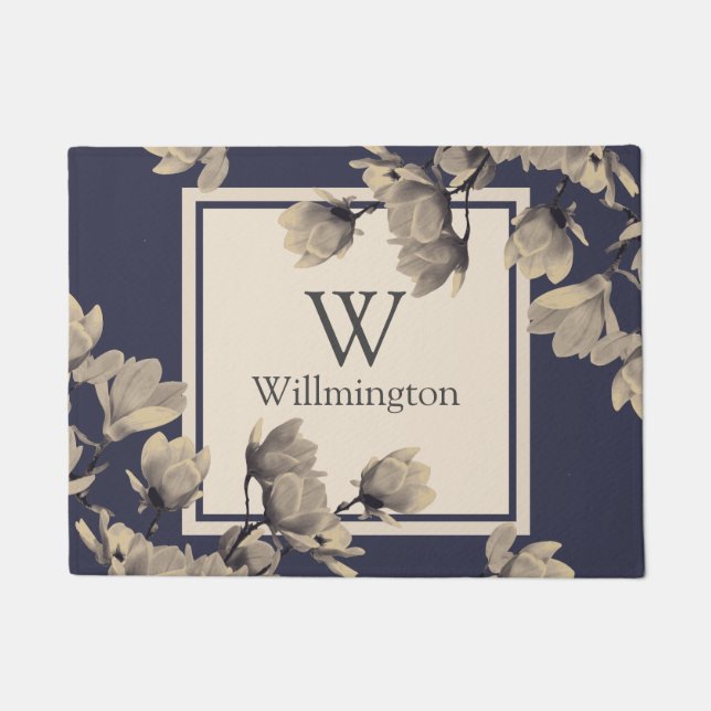 Tapete Magnólias românticas do vintage - personalizadas (Frente)