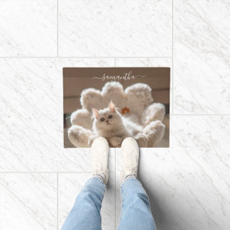 Tapete Majestic white cat