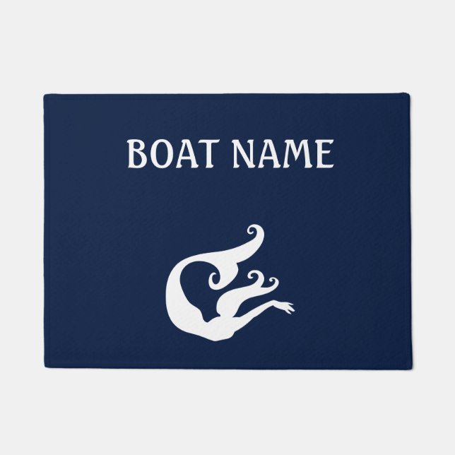 Tapete Mala de Encaixe Personalizada da Sereia (Frente)