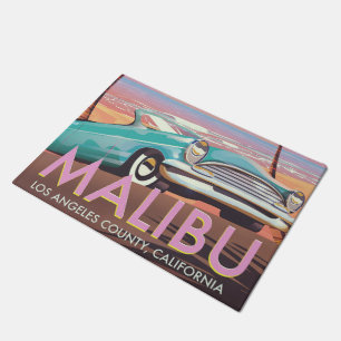 Tapete Malibu, Los Angeles, poster de viagens da Califórn