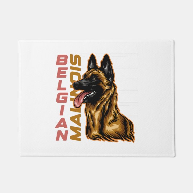 Tapete Malinois belgas (Frente)