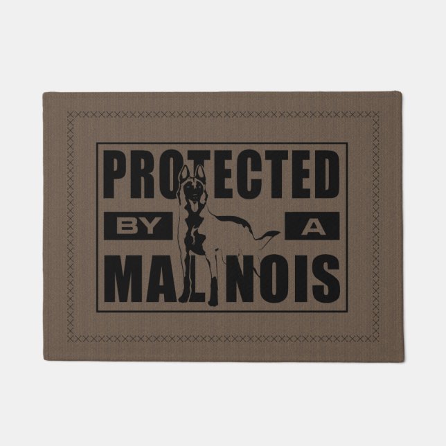 Tapete Malinois - pastor belga - Mechelaar (Frente)