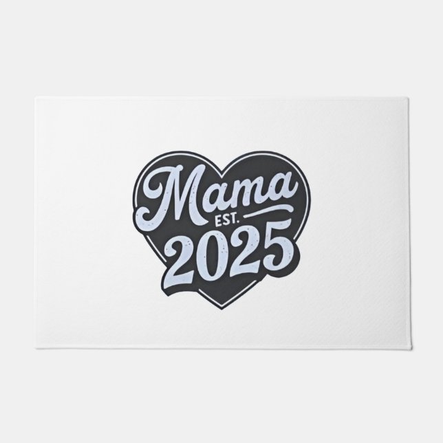Tapete MAMA est 2025 Dia de as mães De Gravidez Mamãe Dev (Frente)