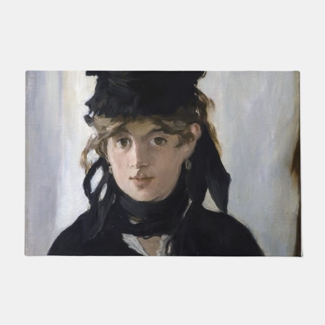 Tapete Manet - Berthe Morisot com um buquê de violetas (Frente)
