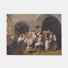 Tapete Manhã de Natal (por Ferdinand Georg Waldmüller)