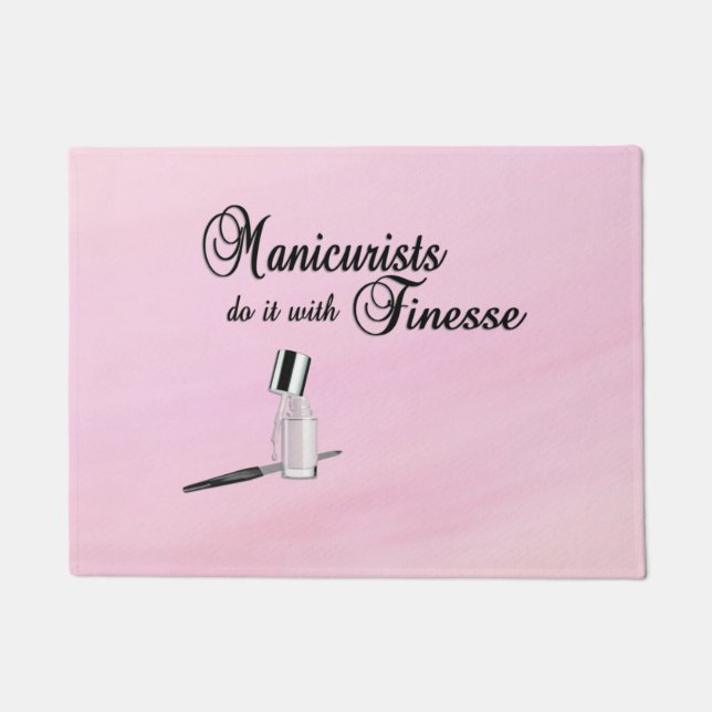 Tapete Manicuristas Fazem Isso Com Finesse (Frente)