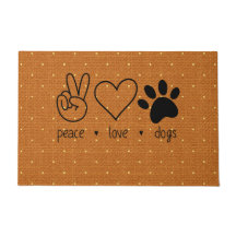 Mão de Paz Coração de Amor Cachorros Pata Casa Fof