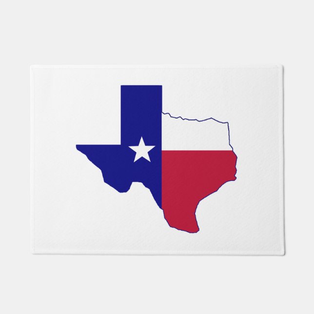 Tapete Mapa de Sinalizador do Texas (Frente)