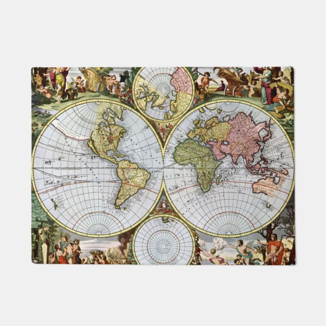 Tapete Mapa do mundo (Frente)