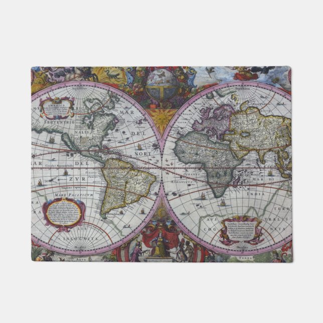 Tapete Mapa do mundo antigo (Frente)