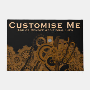 Tapete Maquinaria de Steampunk (cobre)