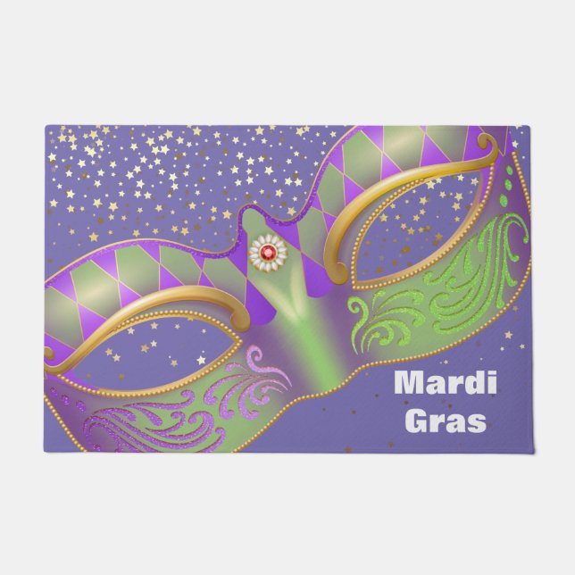 Tapete Mardi Gras Doormat (Frente)