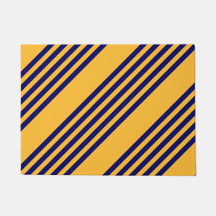 Tapete Marinho azul e amarelo ensolarado cinco faixas