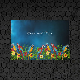 Tapete Marinho azul papagaio nome da casa de verão