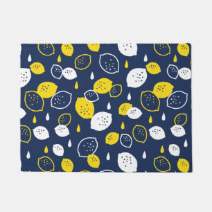 Tapete Marinho Blue Lemon Art - Refrescando o Citrus Desi