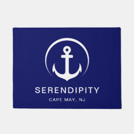 Tapete Marinho de Âncora Náutica do Barco Moderno Persona