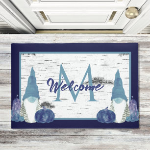 Tapete Marinho Pumpkin Azul Aspen Madeira russa