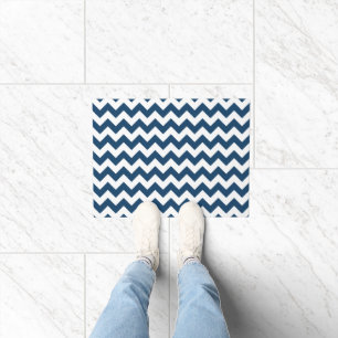 Tapete Marinho Zigzag, Marinho Chevron, Padrão Geométrico