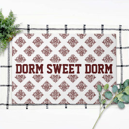 Tapete Maroon Rico Damask Legal Diversão Dorm School Home