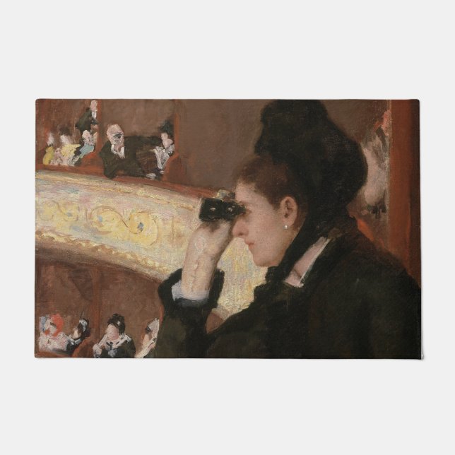 Tapete Mary Cassatt - No camarote (Frente)