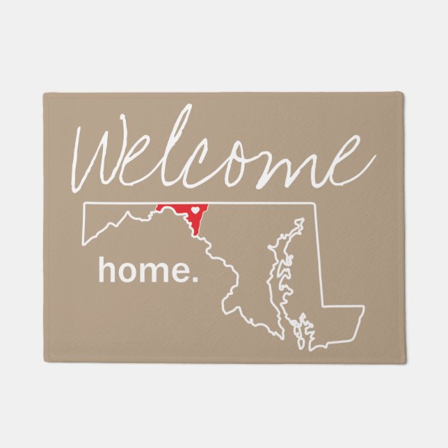 Tapete Maryland Home County Door Mat - Washington Co. (Frente)