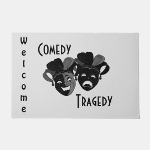 Tapete Máscaras de Teatro de Comédia e Tragédia