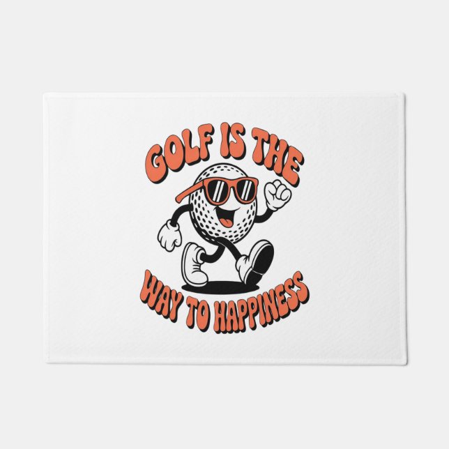 Tapete Mascote de Golfe Cheerguido (Frente)