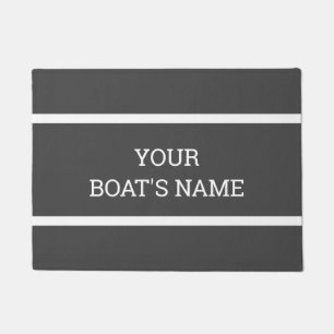 Tapete Mat Dock do Nome Personalizado do Barco