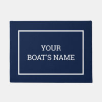 Mat Dock do Nome Personalizado do Barco