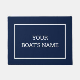 Tapete Mat Dock do Nome Personalizado do Barco