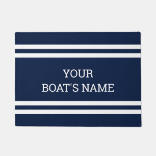 Tapete Mat Dock do Nome Personalizado do Barco