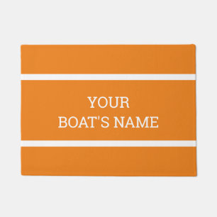Tapete Mat Dock do Nome Personalizado do Barco