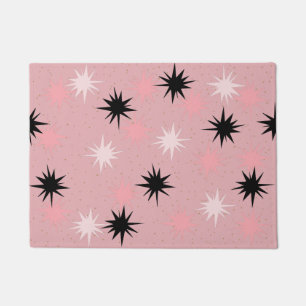 Tapete Matéria de Porta de Starbursts Atômicos Rosa