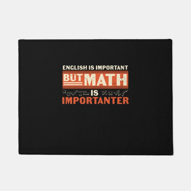 Tapete Math Teacher Math Is Importanter (Frente)