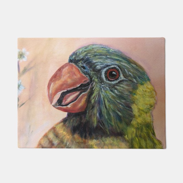 Tapete Matriz de aves exótica (Frente)