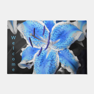 Tapete Matriz de Boas-vindas Azul Stargazer
