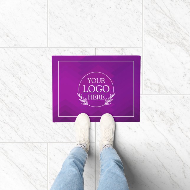 Tapete Matriz de boas-vindas da empresa personalizada com (Interior)