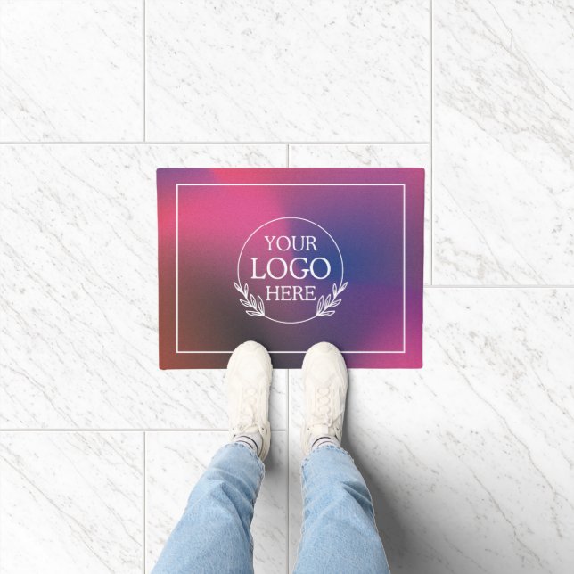 Tapete Matriz de boas-vindas da empresa personalizada com (Interior)