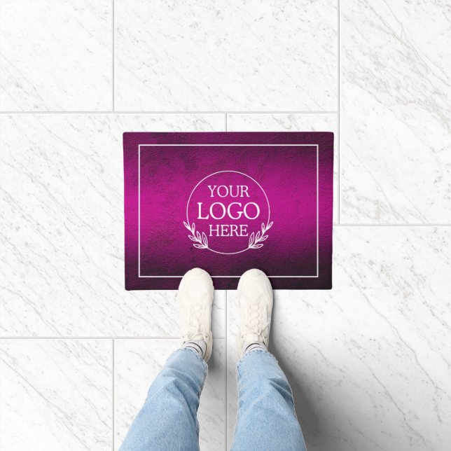 Tapete Matriz de boas-vindas da empresa personalizada com (Interior)