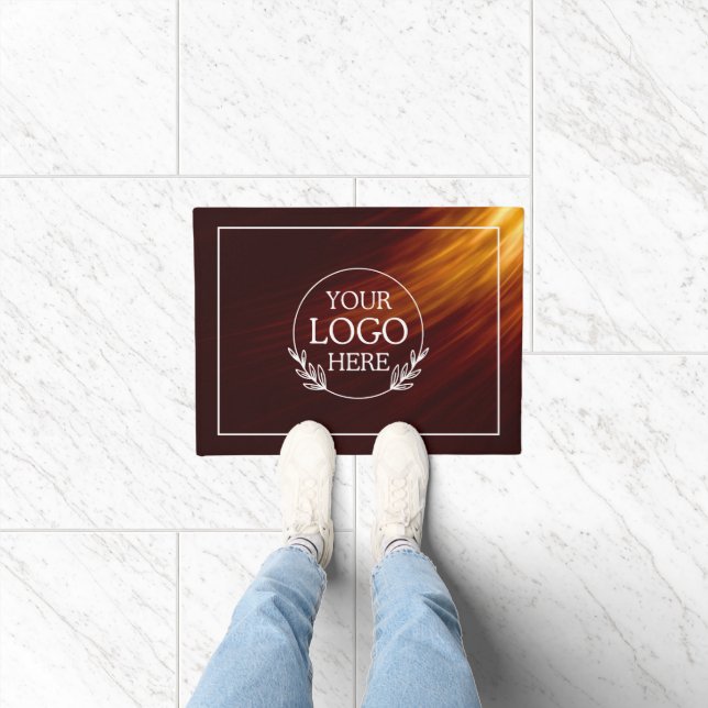 Tapete Matriz de boas-vindas da empresa personalizada com (Interior)