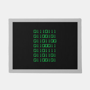 Tapete Matriz de Boas-vindas do Código Binário do Compu