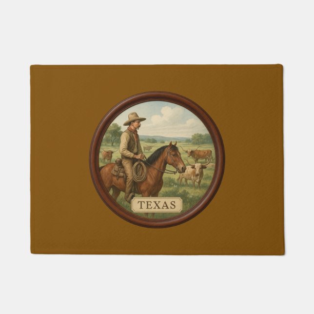 Tapete Matriz de Cozinha do Texas (Frente)